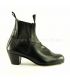 flamenco shoes for man - Begoña Cervera - Boto II black leather