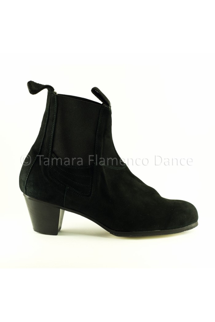 Zapatos de flamenco Profesionales Begoña Cervera modelo Botas flamenco Boto II Negro