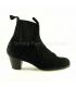 flamenco shoes for man - Begoña Cervera - Boto II black suede