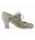 in stock flamenco shoes professionals - Begoña Cervera - Arty snake & suede grey