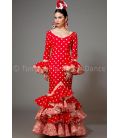 Feria red with white polka dots