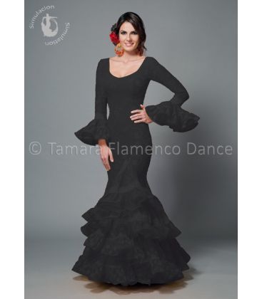 trajes de flamenca 2016 mujer - Aires de Feria - Sofia encaje negro