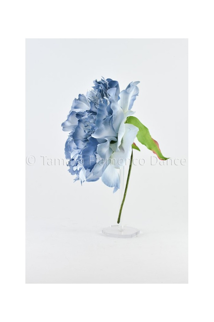  Flowers - Flamenco model Flamenca Flower Peony - 15 cm Dark Make-up