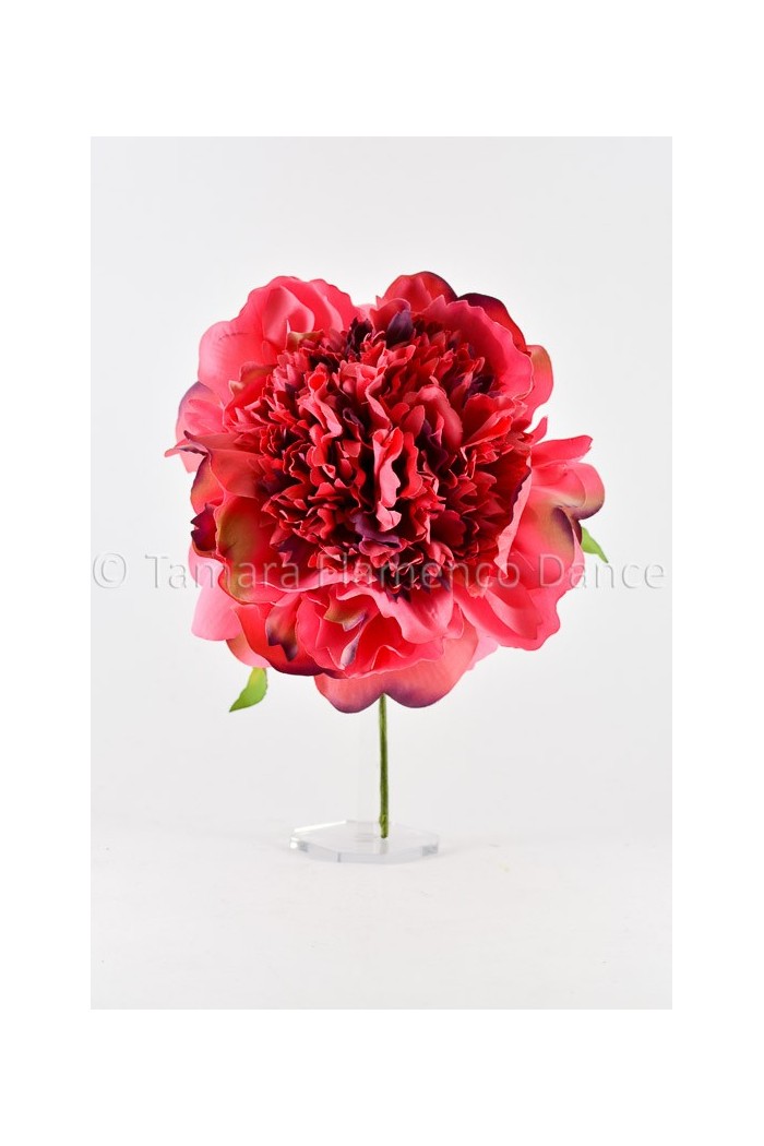 Fleurs de flamenco (pour cheveux) modèle Fleur Flamenca Pivoine - 15 cm Maquillage