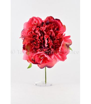 flores de flamenca - - Flor Peonia Sra M ( 10 colores disponibles)