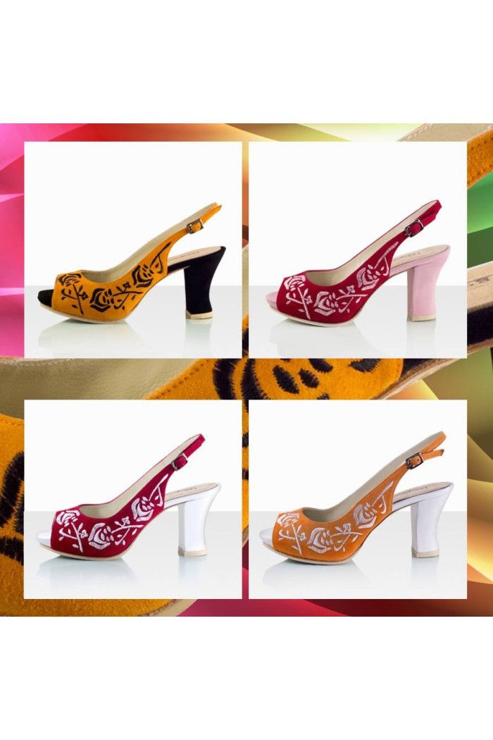 Chaussures de rue flamenco Begoña Cervera Begoña Cervera modèle Bordado Rue I 