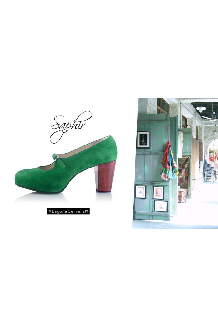 Chaussures de rue flamenco Begoña Cervera Begoña Cervera modèle Saphir Rue 