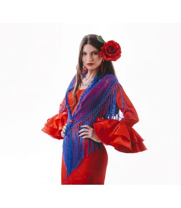 spanish shawls - - Woman Shawl made of plumeti