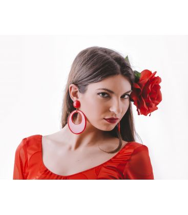 boucles d oreilles de flamenco en stock - - Pendientes super
