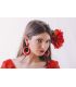boucles d oreilles de flamenco en stock - - Pendientes grande