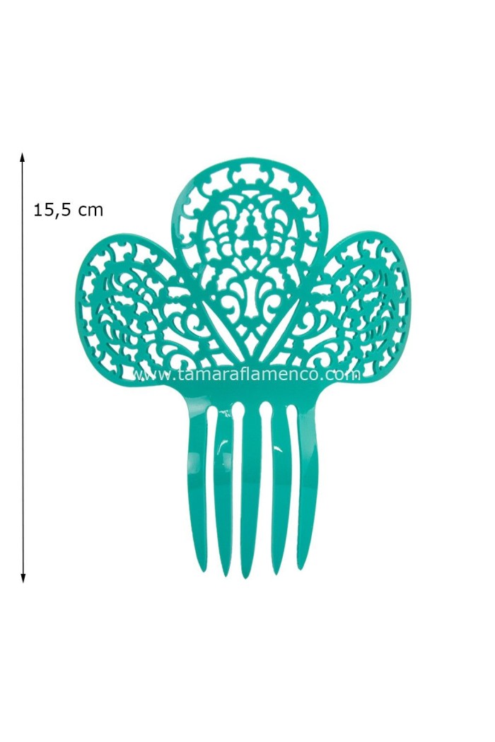 Flamenco Combs model Comb Trebol - Acetate Cardinal