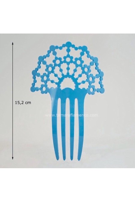 Outlet Complementos flamencos modelo Peinecillo Pensamiento - Acetato Amarillo