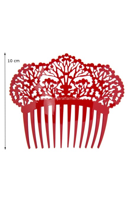 Peignes flamenco modèle Petit peigne 13 - Acétate Pistache