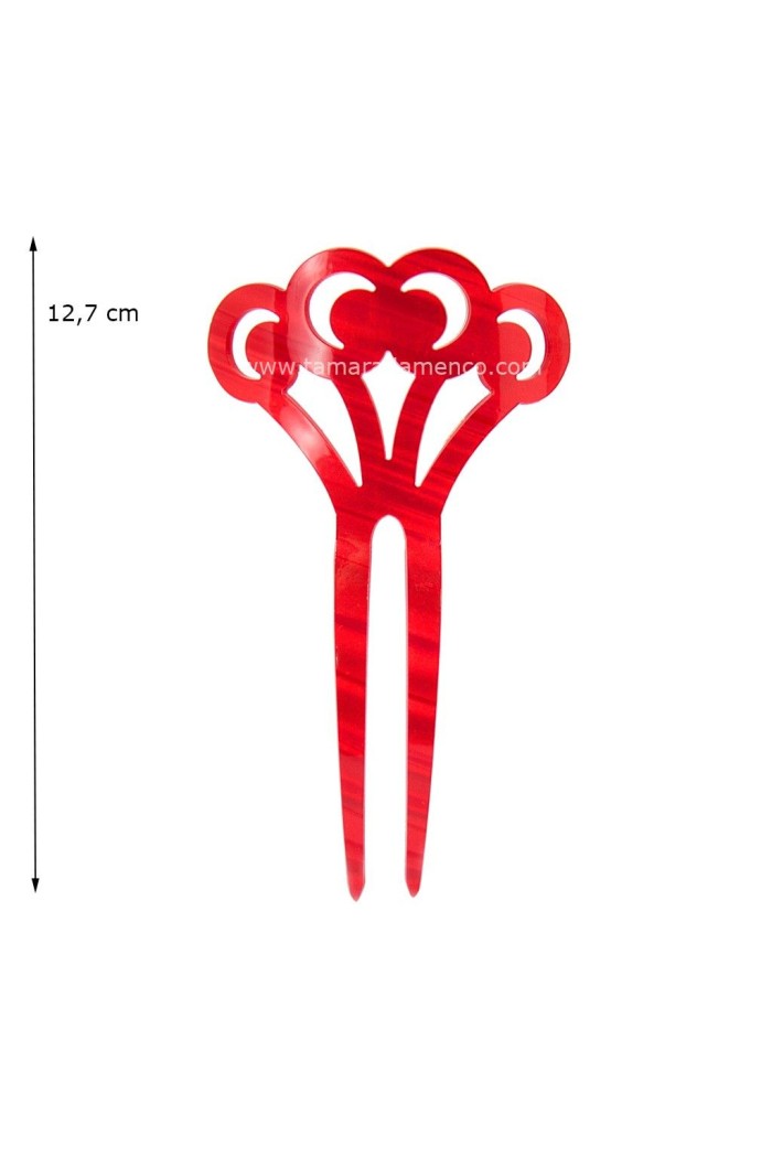  Flamenco Combs model Small Comb Magnolio - Mother of Pearl Purple Mother-of-pearl