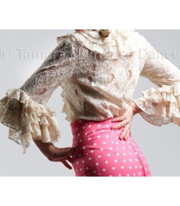 blouses and flamenco skirts in stock immediate shipment - Vestido de flamenca TAMARA Flamenco - Coral ( blouse)
