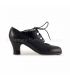 zapatos de flamenco profesionales personalizables - Begoña Cervera - Antiguo piel y ante gris