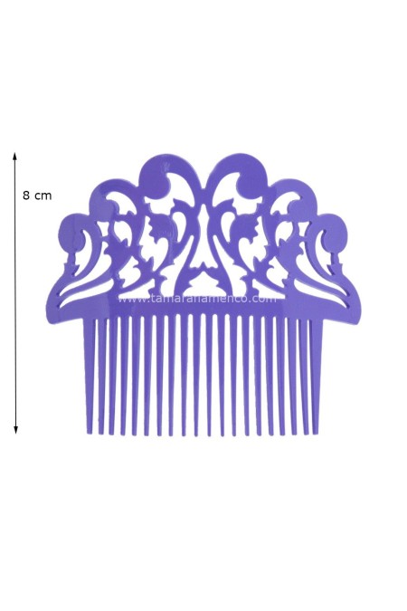 Flamenco Combs model Small Comb Laurel - Acetate Brown