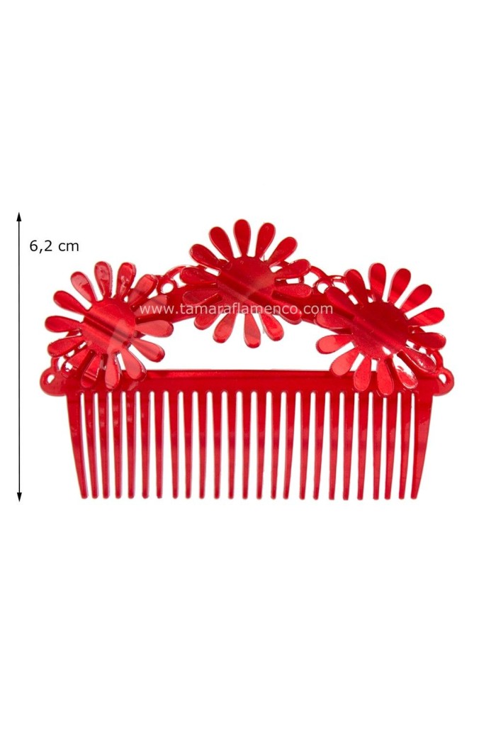 Peignes flamenco modèle Petit peigne Margaritas - Nacré Nacre Bison