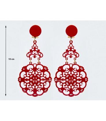 flamenco earrings - - 