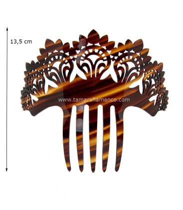 flamenco combs customisable - - Comb 28 - Mother of pearl