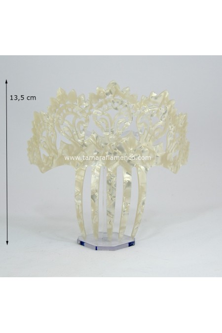 Flamenco Combs model Comb 28 - Mother of pearl Classic Mother-of-pearl