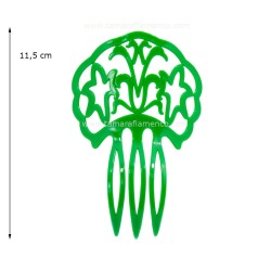 Peignes flamenco modèle Peigne Adelfa - Plastique flexible Noir