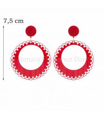 flamenco earrings by order - - Earrings 22 Mother-of-pearl