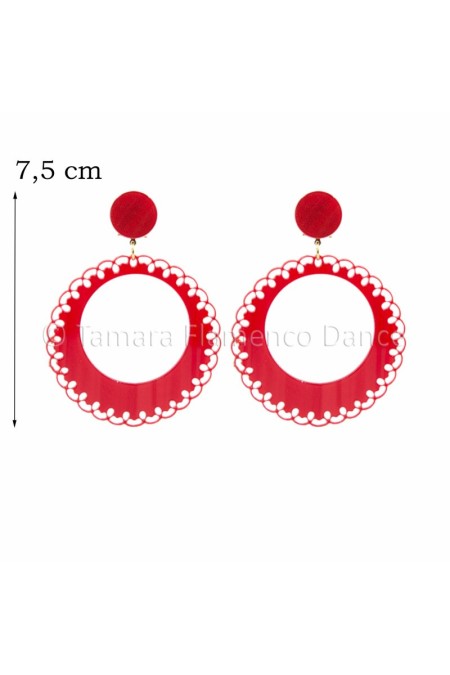 Flamenco earrings model Earrings 22 - Mother-of-pearl Classic Mother-of-pearl