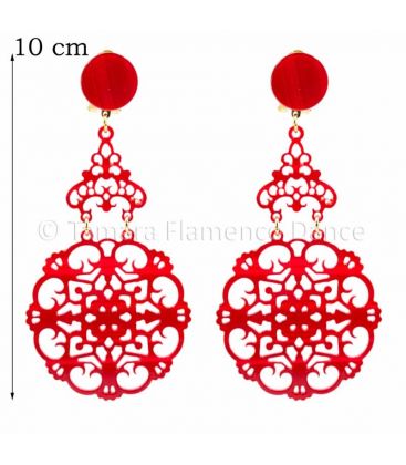 flamenco earrings - - Earrings 04 Mother-of-pearl