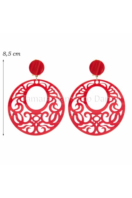 Flamenco earrings model Earrings 29 - Mother-of-pearl Classic Mother-of-pearl