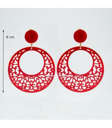 flamenco earrings - - 