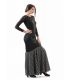 faldas flamencas mujer en stock - - Granada con lunares Pequeños - Punto y Koshivo