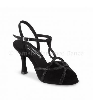 zapatos de baile latino y de salon para mujer - Rummos - Cuore negro