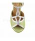 ballroom and latin shoes for woman - Rummos - Cuore pistachio and silver