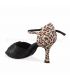 zapatos de baile latino y de salon para mujer - Rummos - Elite Cleopatra tigre y negro fantasia