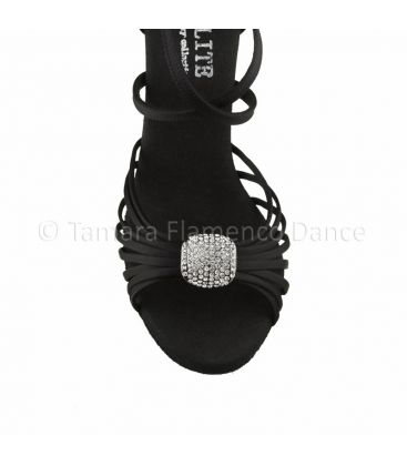 zapatos de baile latino y de salon para mujer - Rummos - Elite Cristina negro