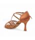 ballroom and latin shoes for woman - Rummos - Elite Moon with diamonds - amber