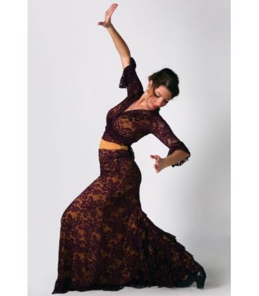 faldas flamencas mujer bajo pedido - Falda Flamenca TAMARA Flamenco - Falda Laguna - Encaje