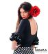 maillots bodys flamenco tops for woman - - Jaleo polka dots - Lycra body
