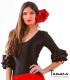 maillots bodys flamenco tops for woman - - Jaleo polka dots - Lycra body