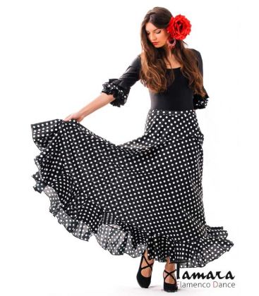 flamenco skirts woman in stock - - Sevillana with Polka dots