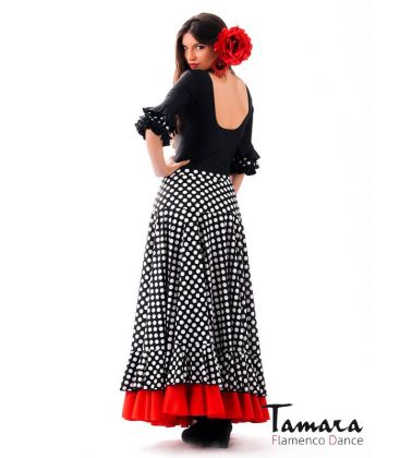 flamenco skirts woman in stock - - Alborea polka dots