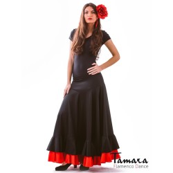 Faldas flamencas MUJER modelo Falda flamenco Alborea - Punto Negro-Rojo