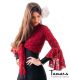 bodycamiseta flamenca mujer en stock - - Chupita Linares de encaje