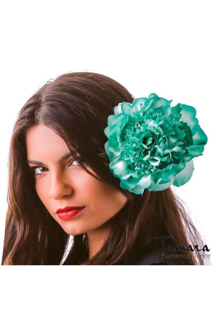 Fleurs de flamenco (pour cheveux) modèle Fleur Flamenca Pivoine - 15 cm Maquillage