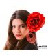 flores de flamenca - - Flor Cintia ( 12 colores disponibles)