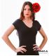 Body MC con Frunce - Supplex - bodycamiseta flamenca mujer en stock - 