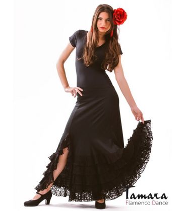 flamenco skirts woman in stock - - Aires - Viscose and lace