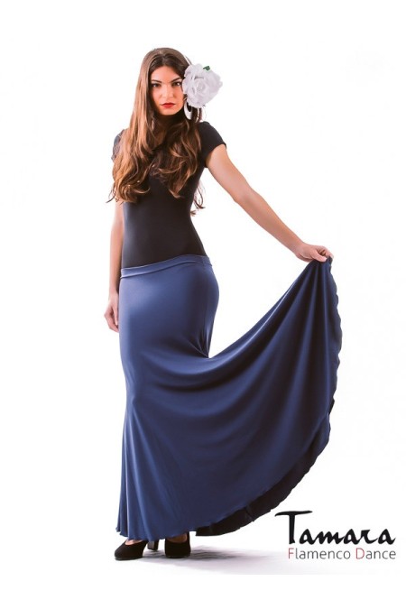 Faldas flamencas MUJER modelo Falda flamenco Rondeña - Viscosa Negro