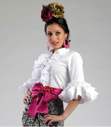 blouses and flamenco skirts in stock immediate shipment - Vestido de flamenca TAMARA Flamenco - Jaen blouse